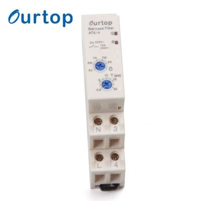 OURTOP Light Time Controller Switch 6 Function 16A Electronic Staircase Timer Switches