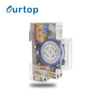 OURTOP Power Supply Automatic Time Controller Electric Mini Mechanical Timer Switch