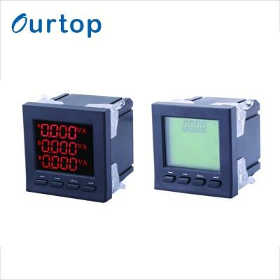 OURTOP CE Standard LCD Display Digital Power Meter Smart Combined Meter