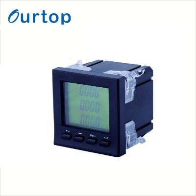 Digital Single Phase Panel Mount Current Meter With LED Display